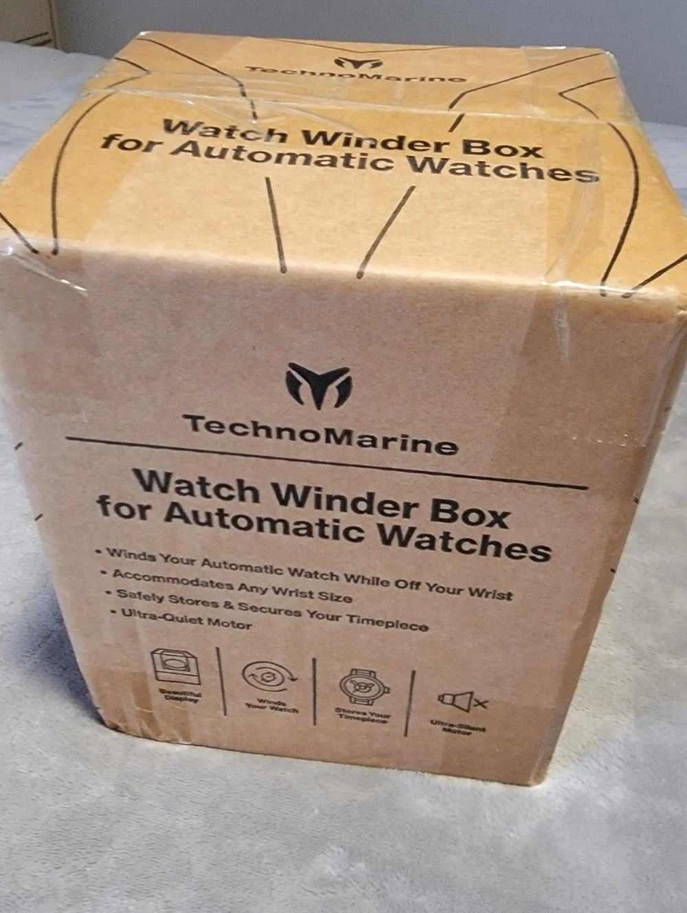 NEW TechnoMarine 1-Slot Automatic Watch Winder, Tiffany Blue TM-PM-023 Men Women